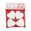 Christmas foam heart-shaped pendant, Christmas hat souvenir, Christmas decoration Item Picture